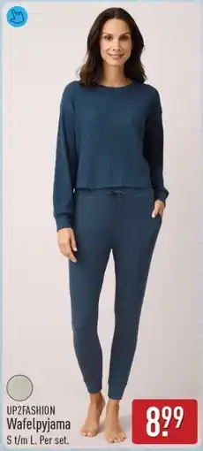 ALDI Up2fashion Wafelpyjama aanbieding