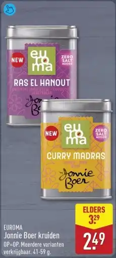 ALDI Euroma Jonnie Boer kruiden aanbieding