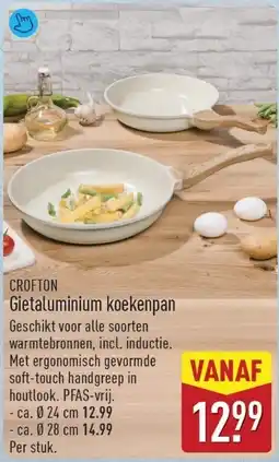 ALDI Crofton Gietaluminium koekenpan aanbieding