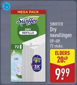 ALDI Swiffer Dry navullingen aanbieding