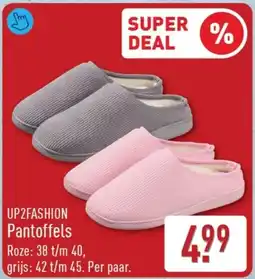 ALDI Up2fashion Pantoffels aanbieding
