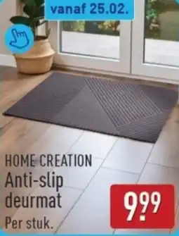 ALDI Home Creation Anti-slip deurmat aanbieding