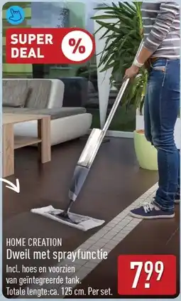 ALDI Home creation Dweil met sprayfunctie aanbieding