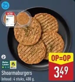 ALDI Shoarmaburgers aanbieding
