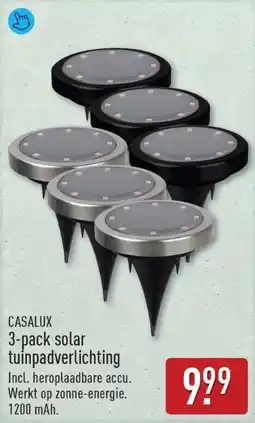 ALDI Casalux 3 pack solar tuinpadverlichting aanbieding