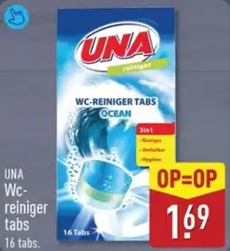 ALDI UNA Wc Reiniger Tabs aanbieding