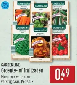 ALDI Gardenline Groente of Fruitzaden aanbieding