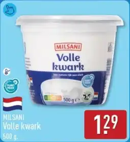 ALDI Milsani volle kwark aanbieding