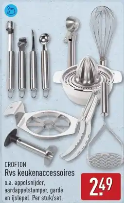 ALDI Crofton Rvs keukenaccessoires aanbieding