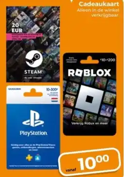 Trekpleister Cadeaukaart aanbieding