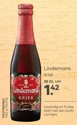 Mitra Lindemans Kriek aanbieding