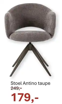 INHOUSE Stoel Antino taupe aanbieding