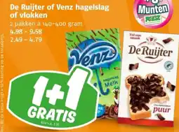 Poiesz De ruijter of venz hagelslag of vlokken aanbieding