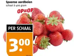 Poiesz Spaanse aardbeien aanbieding
