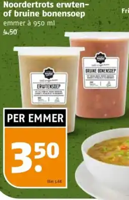 Poiesz Noordertrots erwten- of bruine bonensoep aanbieding