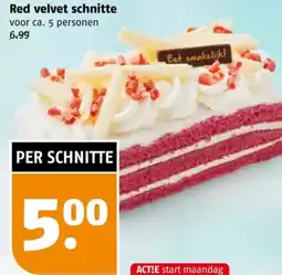 Poiesz Red velvet schnitte aanbieding