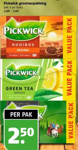 Poiesz Pickwick grootverpakking aanbieding