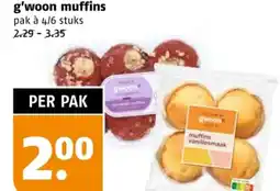 Poiesz g'woon muffins aanbieding