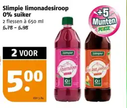 Poiesz Slimpie limonadesiroop 0% suiker aanbieding