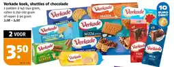 Poiesz Verkade koek, shuttles of chocolade aanbieding