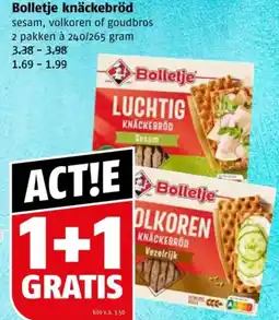 Poiesz Bolletje knäckebröd aanbieding