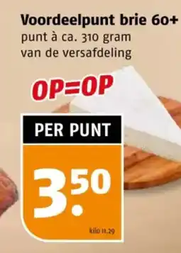 Poiesz Voordeelpunt brie 60+ aanbieding