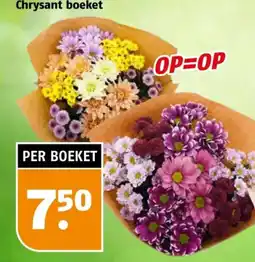 Poiesz Chrysant boeket aanbieding