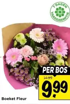 Vomar Voordeelmarkt Boeket Fleur aanbieding