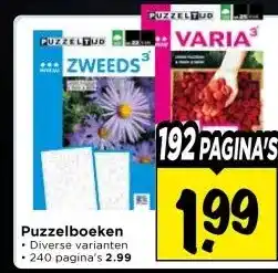 Vomar Voordeelmarkt Puzzelboeken Diverse aanbieding