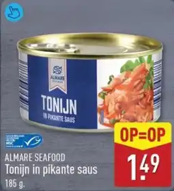 ALDI Almare seafood Tonijn in pikante saus aanbieding
