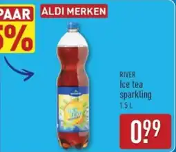 ALDI River Ice tea sparkling aanbieding