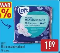 ALDI Loft Ultra maandverband aanbieding