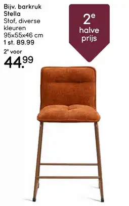 Leen Bakker Bijv. barkruk Stella aanbieding