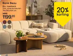 Leen Bakker Bank Beau aanbieding
