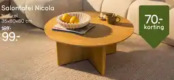 Leen Bakker Salontafel Nicola aanbieding