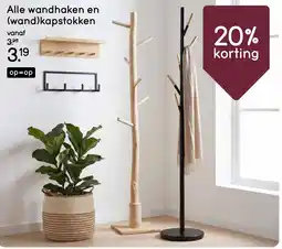 Leen Bakker Alle wandhaken en (wand)kapstokken aanbieding