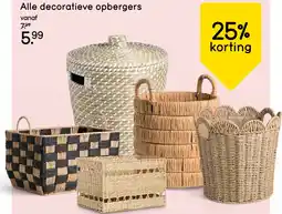 Leen Bakker Alle decoratieve opbergers aanbieding