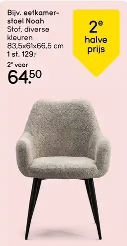 Leen Bakker Bijv. eetkamer- stoel Noah aanbieding
