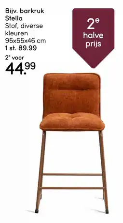 Leen Bakker Bijv. barkruk Stella aanbieding