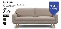 Leen Bakker Bank Lilly aanbieding