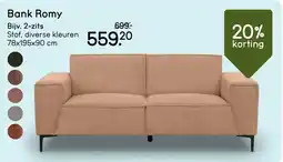 Leen Bakker Bank Romy aanbieding