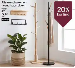 Leen Bakker Alle wandhaken en (wand)kapstokken aanbieding
