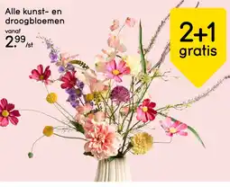 Leen Bakker Alle kunst- en droogbloemen aanbieding