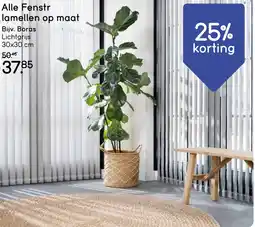 Leen Bakker Alle Fenstr lamellen op maat aanbieding