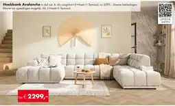 Woonsquare Hoekbank Avalanche aanbieding