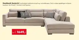 Woonsquare Hoekbank Santorini aanbieding