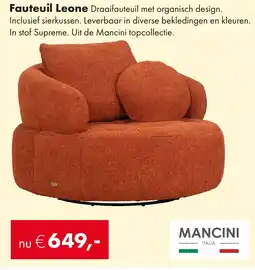 Woonsquare Fauteuil Leone aanbieding