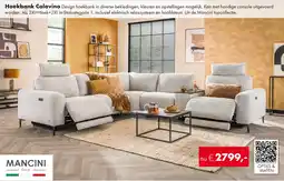 Woonsquare Calavino Design hoekbank aanbieding