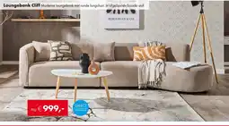 Woonsquare Loungebank Cliff aanbieding