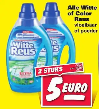 Nettorama Alle Witte of Color Reus aanbieding